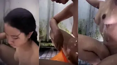Ngintip Gadis Toge Lagi Mandi Mulus Banget